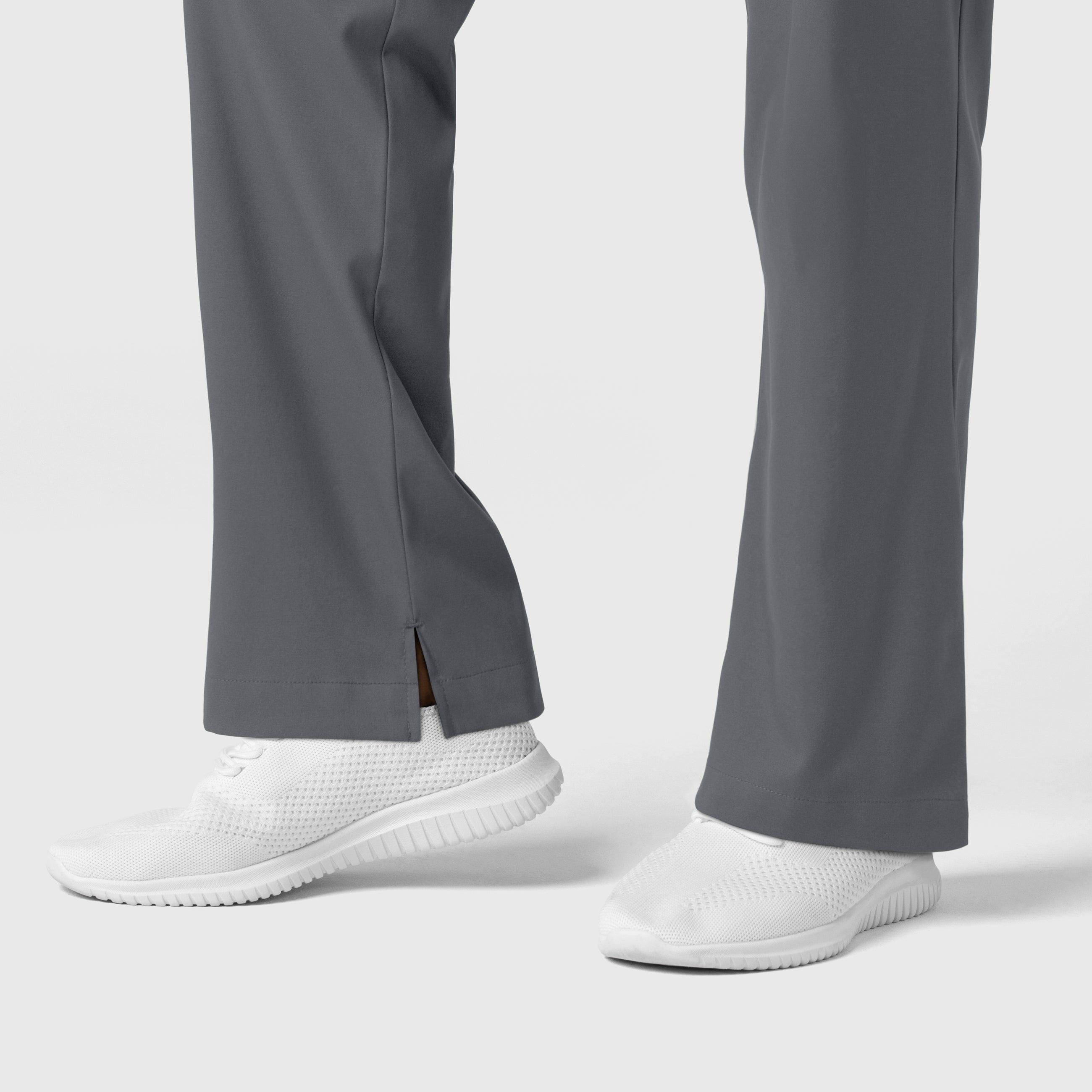 Boundless 5351 Men's Straight Leg Scrub Pants Pewter