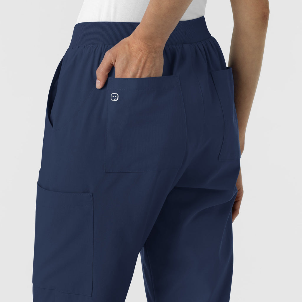 W123 5145 Cargo Utility Scrub Pants Navy