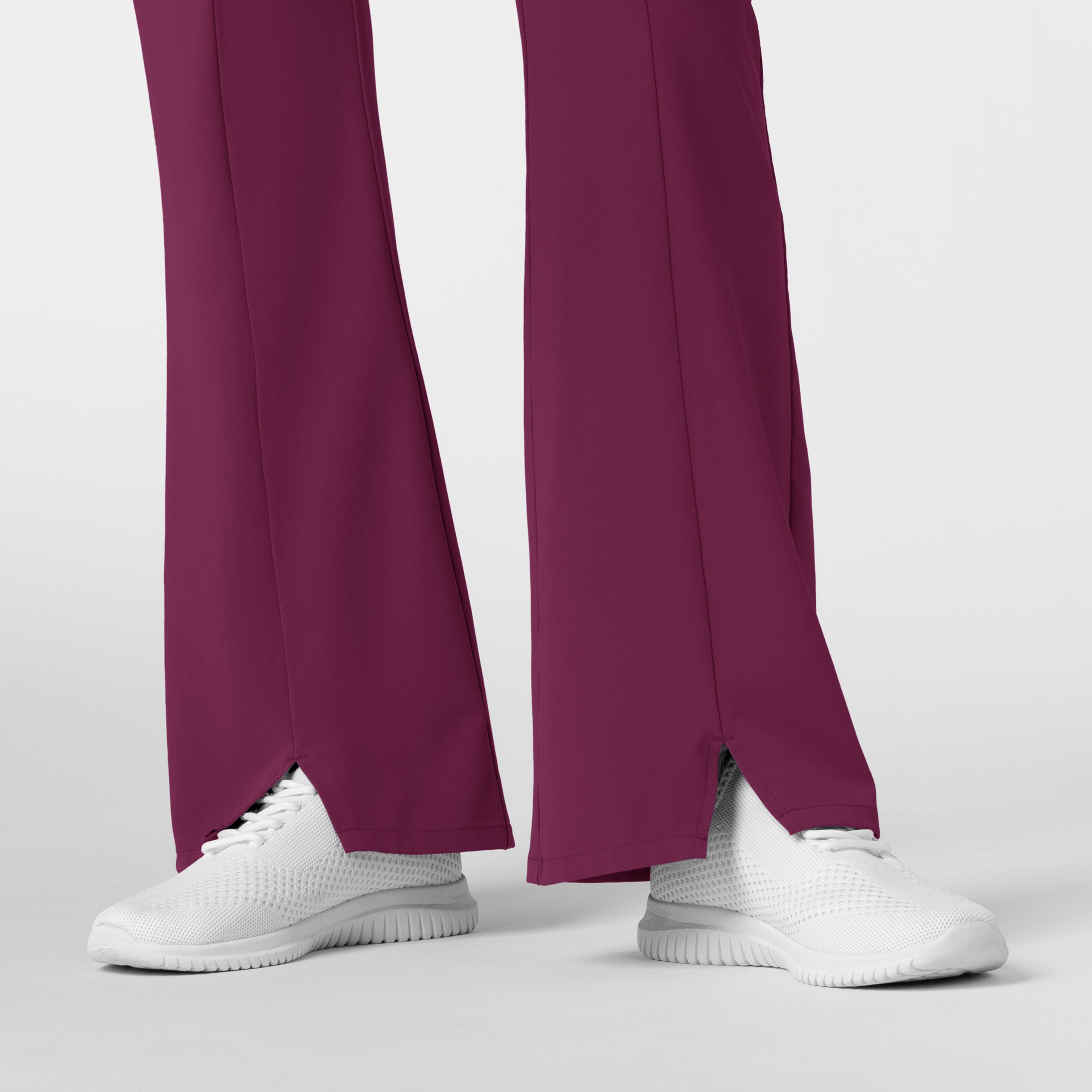 RENEW 5534 Cargo Flare Scrub Pants Wine