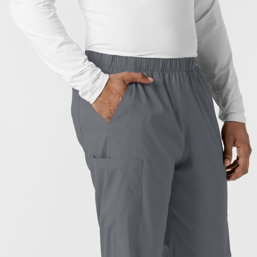 Boundless 5051 Unisex Straight Leg Scrub Pants Pewter