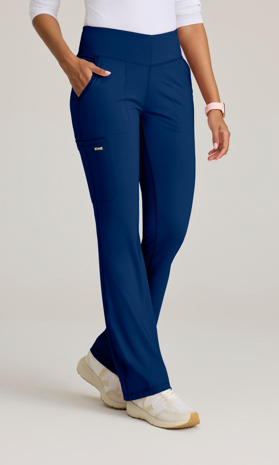 Grey's Anatomy Knits GRSP684 Swift Knit Scrub Pants Indigo