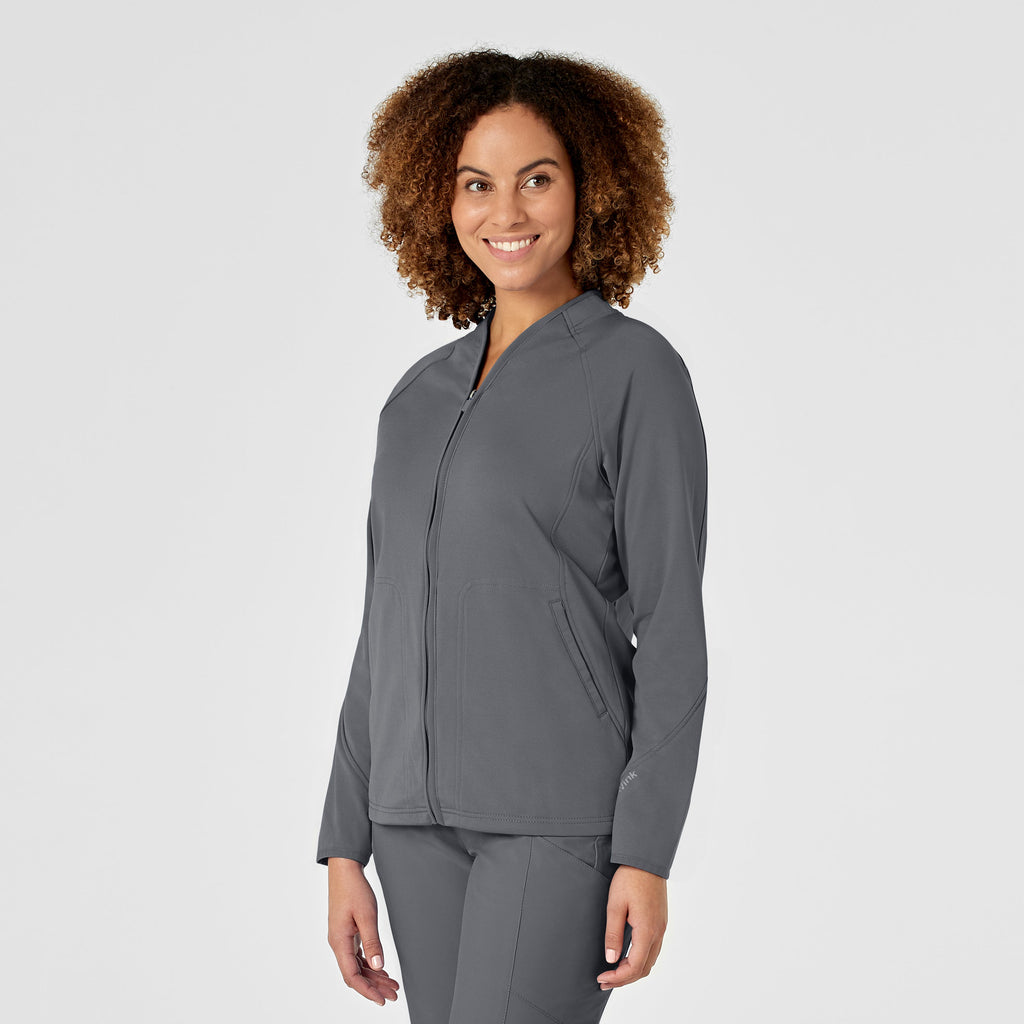 Layers 8209 Fleece Full Zip Jacket Pewter
