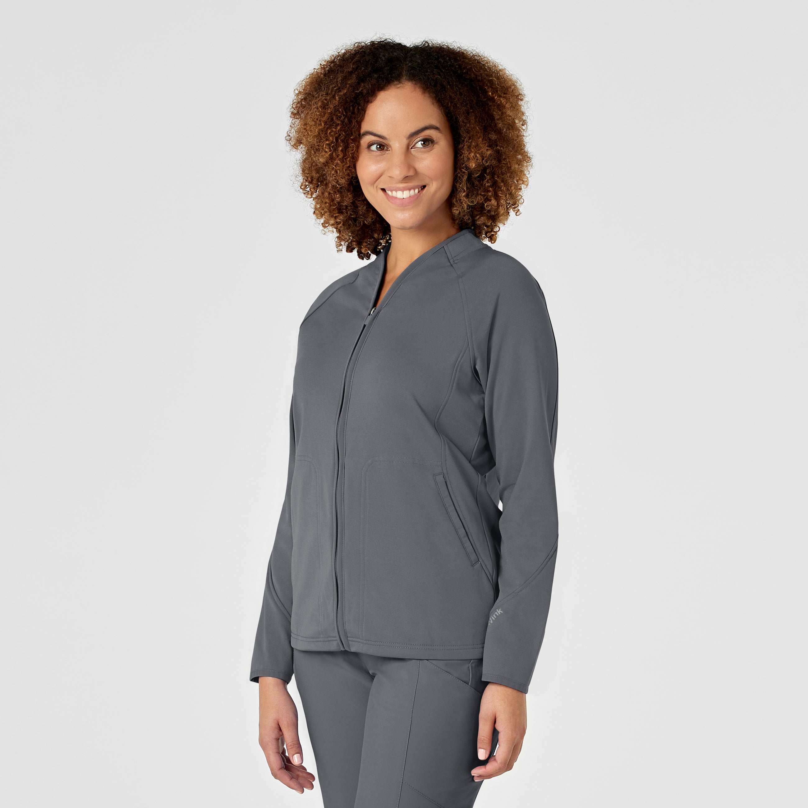 Layers 8209 Fleece Full Zip Jacket Pewter