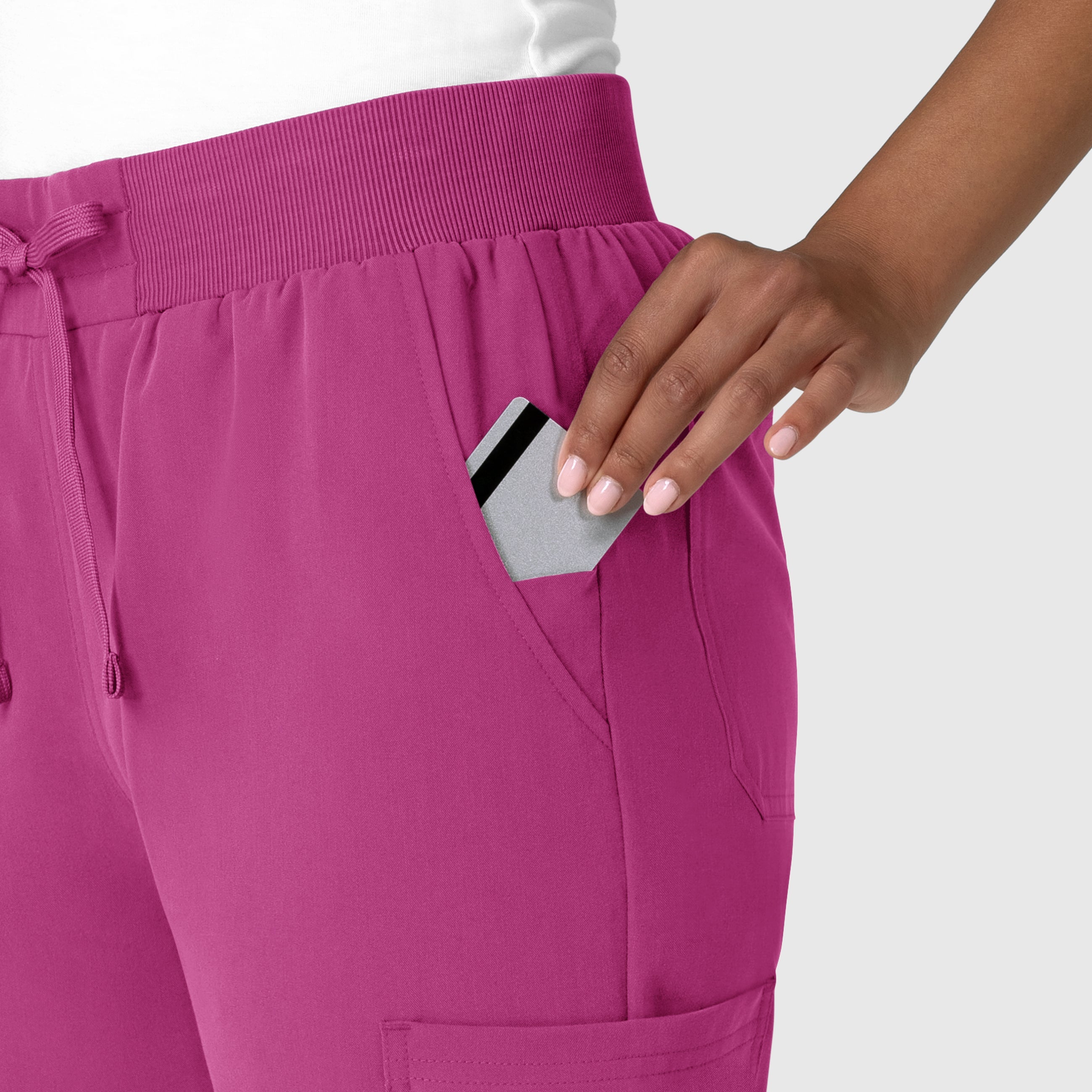 Nova 5132 Jogger Utility Scrub Pants Raspberry