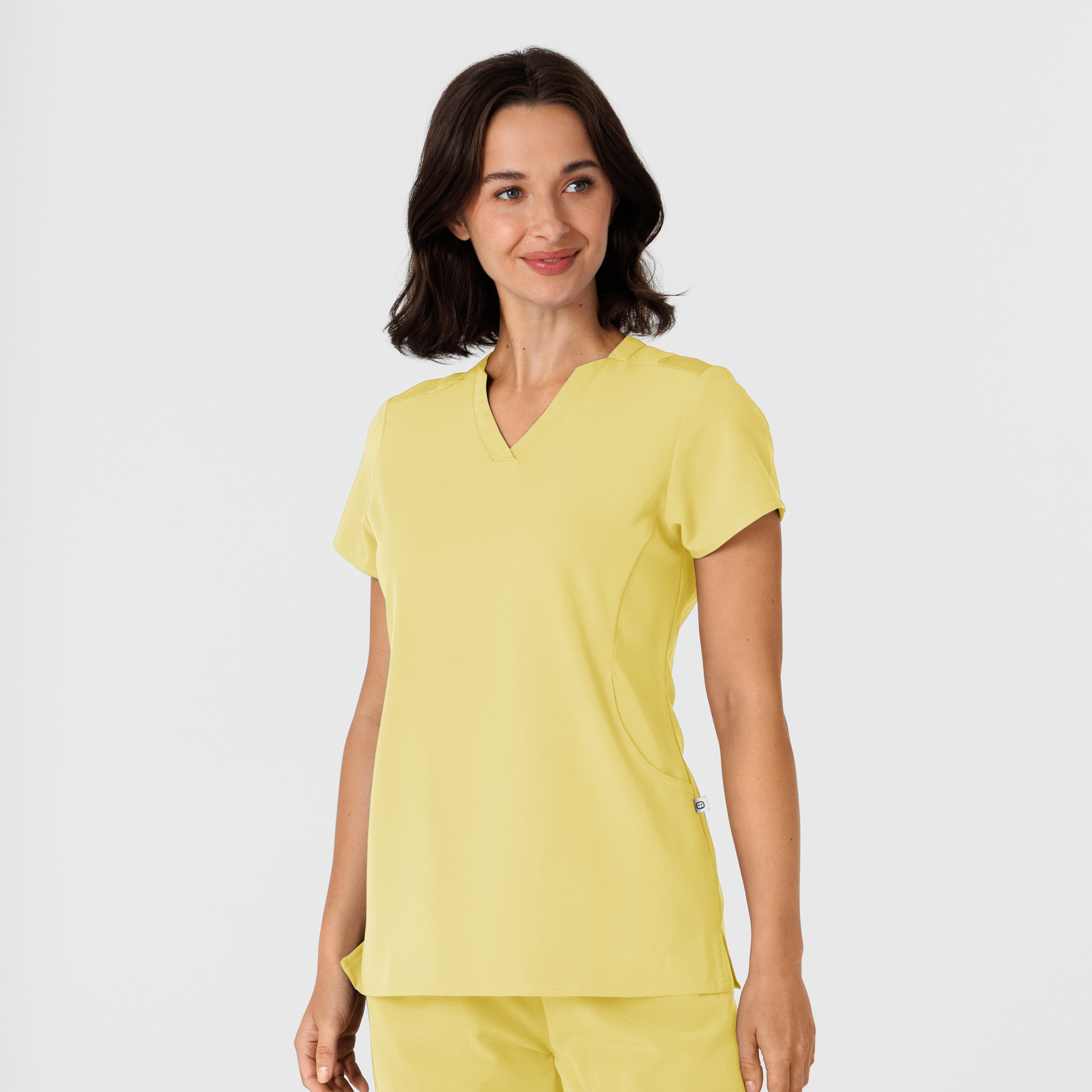 Nova 6432 Flex-n-Reach V-Neck Scrub Top Sunshine Yellow