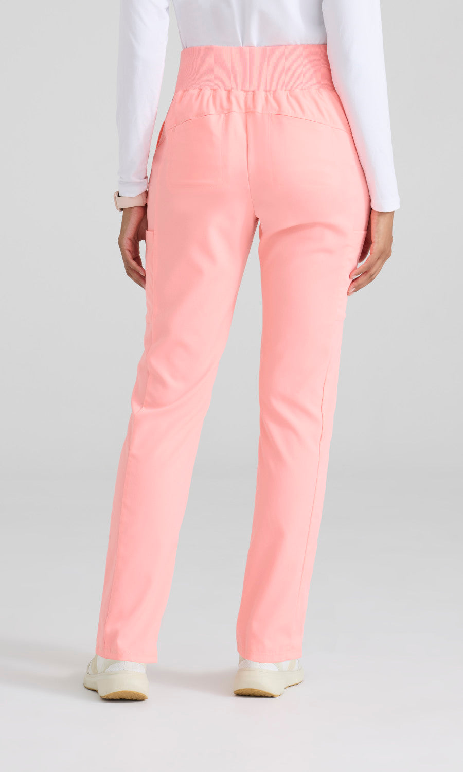 Grey's Anatomy Stretch GRSP692 Renee Scrub Pants Bright Papaya