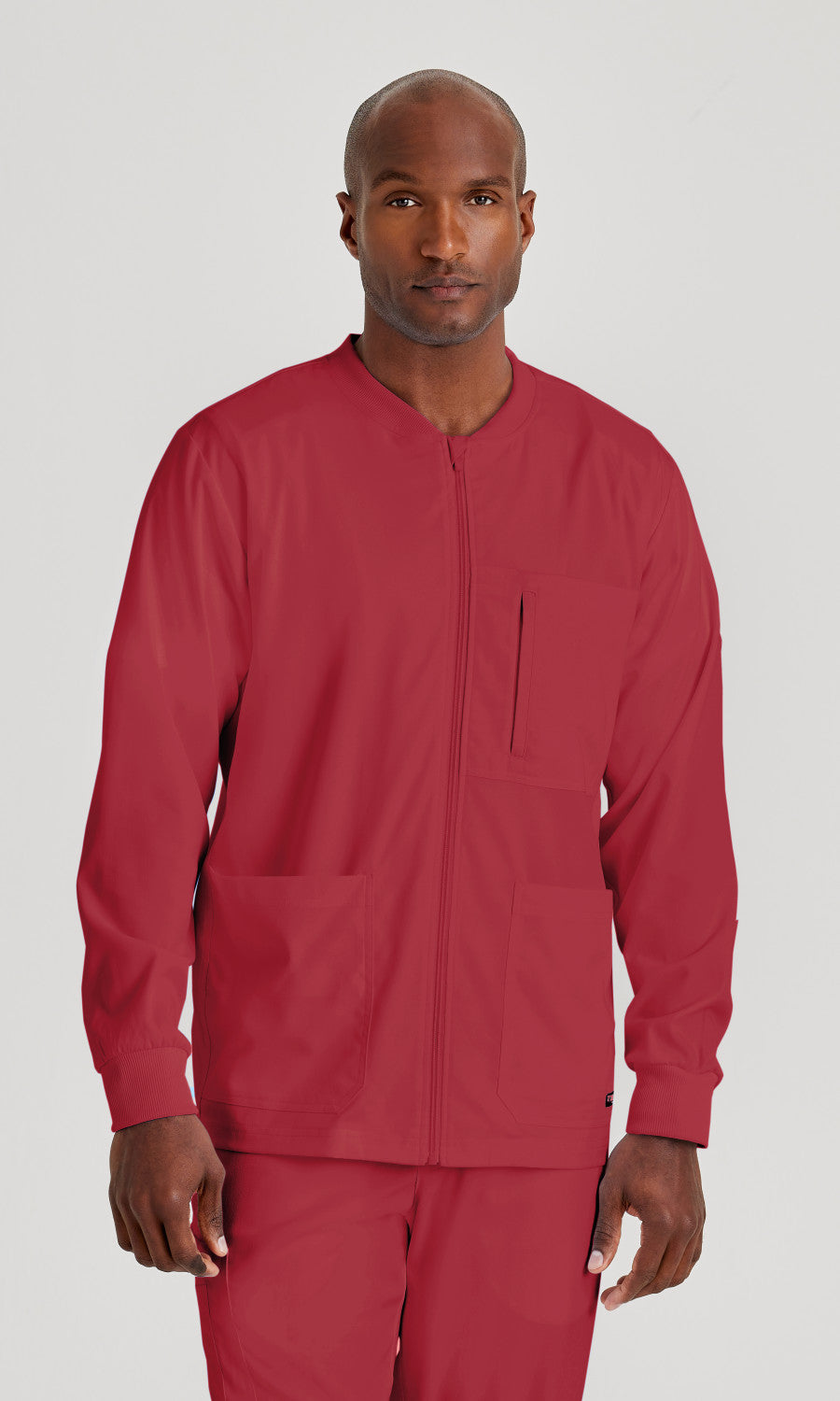 Grey's Anatomy Spandex Stretch GRSW871 React Warmup Maple Red