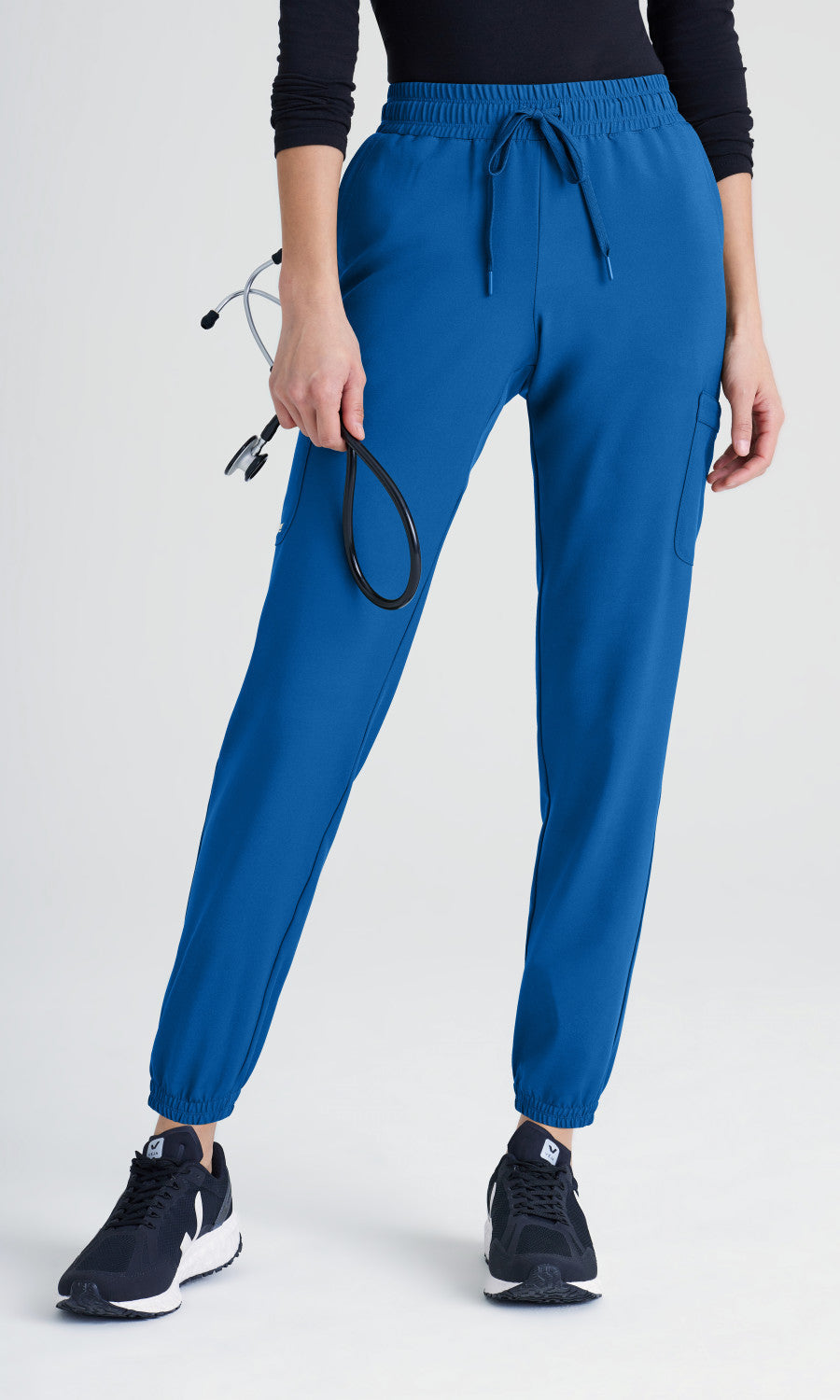Grey's Anatomy Evolve GSSP625 Terra Scrub Joggers New Royal