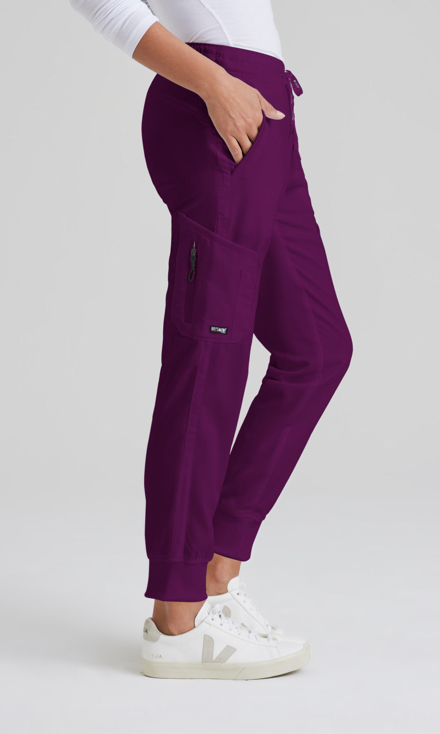 Grey's Anatomy GRP534 Kira Jogger Wine