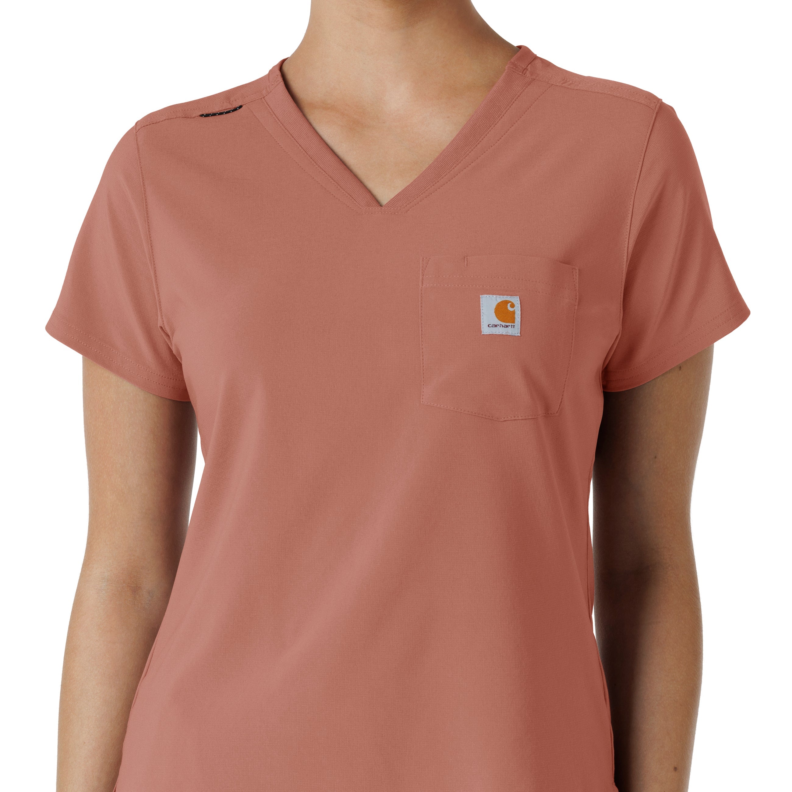 Force Cross-Flex C13410 Tuck-In Scrub Top Wildrose
