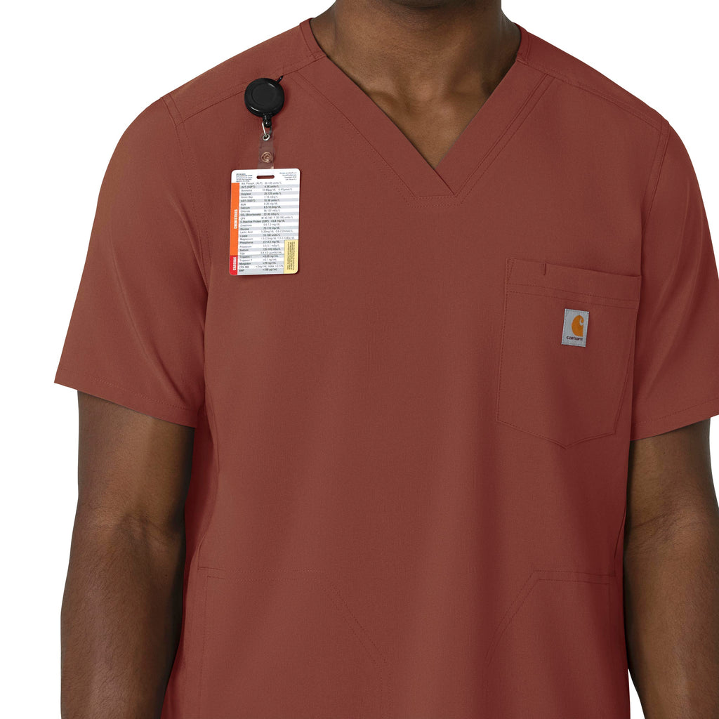 Force Cross-Flex C16410 Men's V-Neck Scrub Top Sable