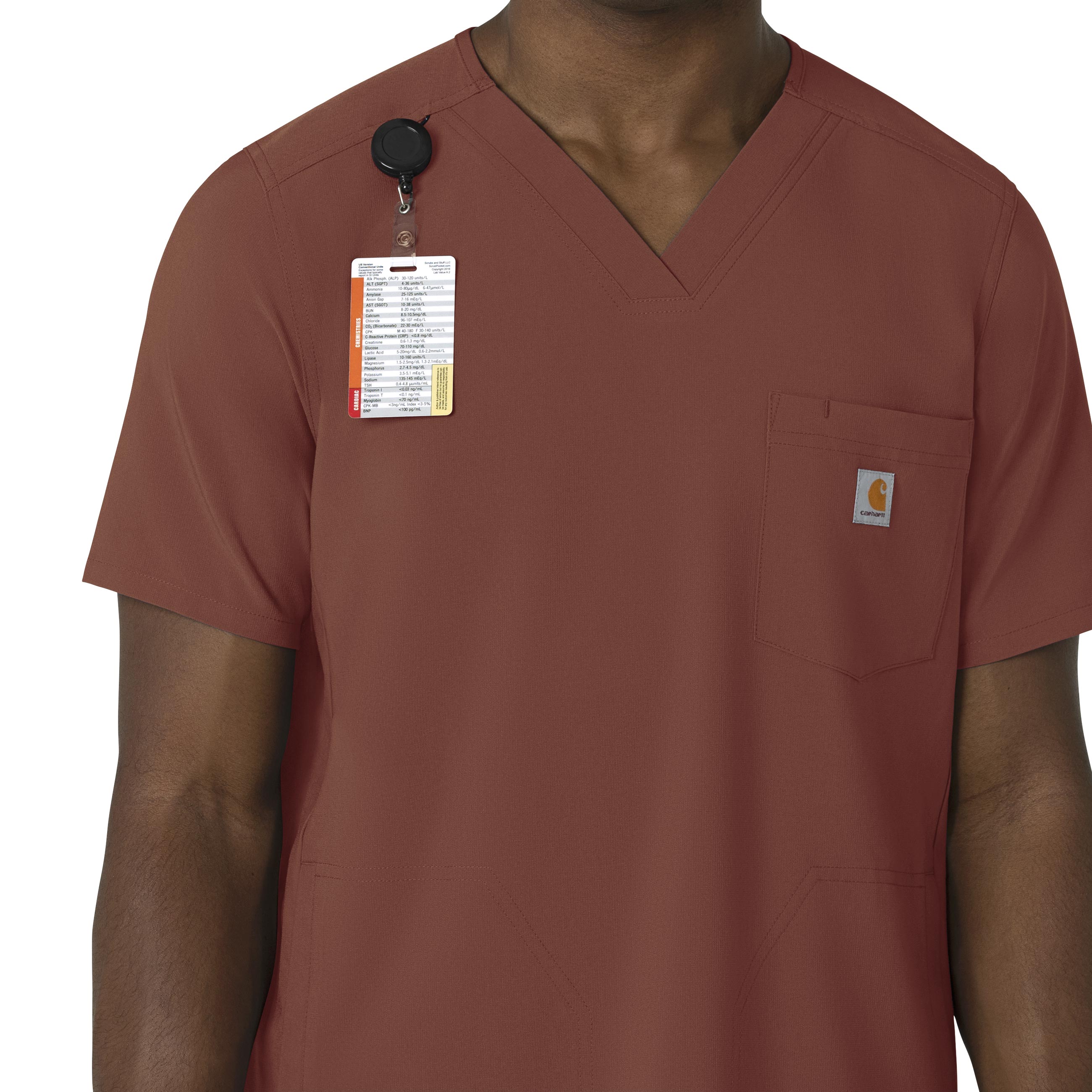 Force Cross-Flex C16410 Men's V-Neck Scrub Top Sable
