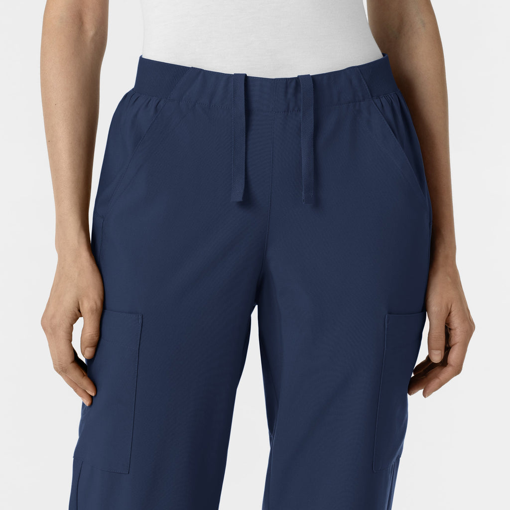W123 5145 Cargo Utility Scrub Pants Navy