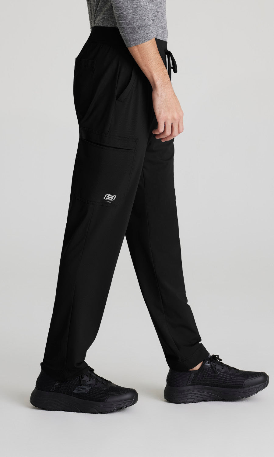 Skechers Slip-Ins Knits SKP659 Rebound Knit Scrub Pants Black