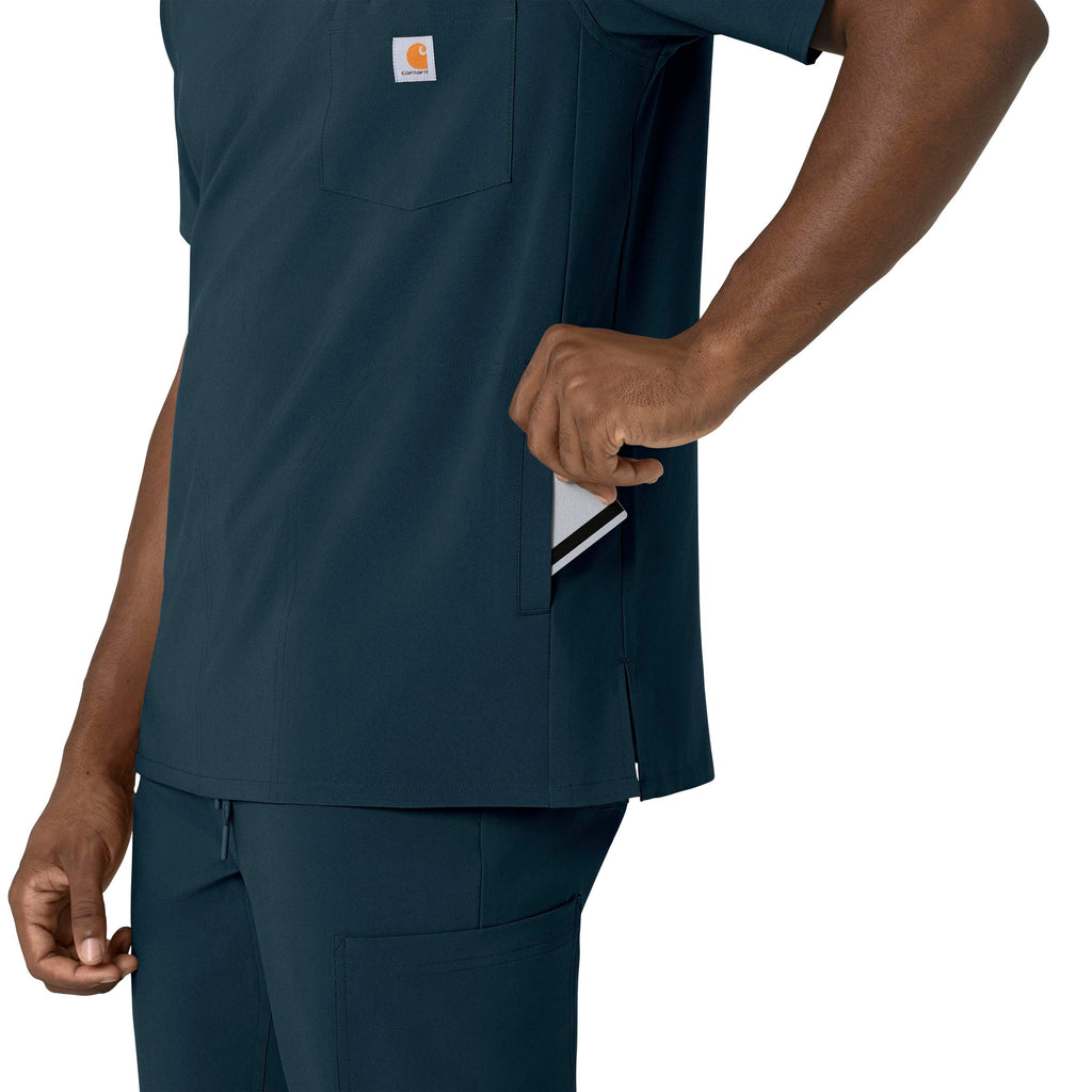 Force Cross-Flex C16410 Men's V-Neck Scrub Top Navy