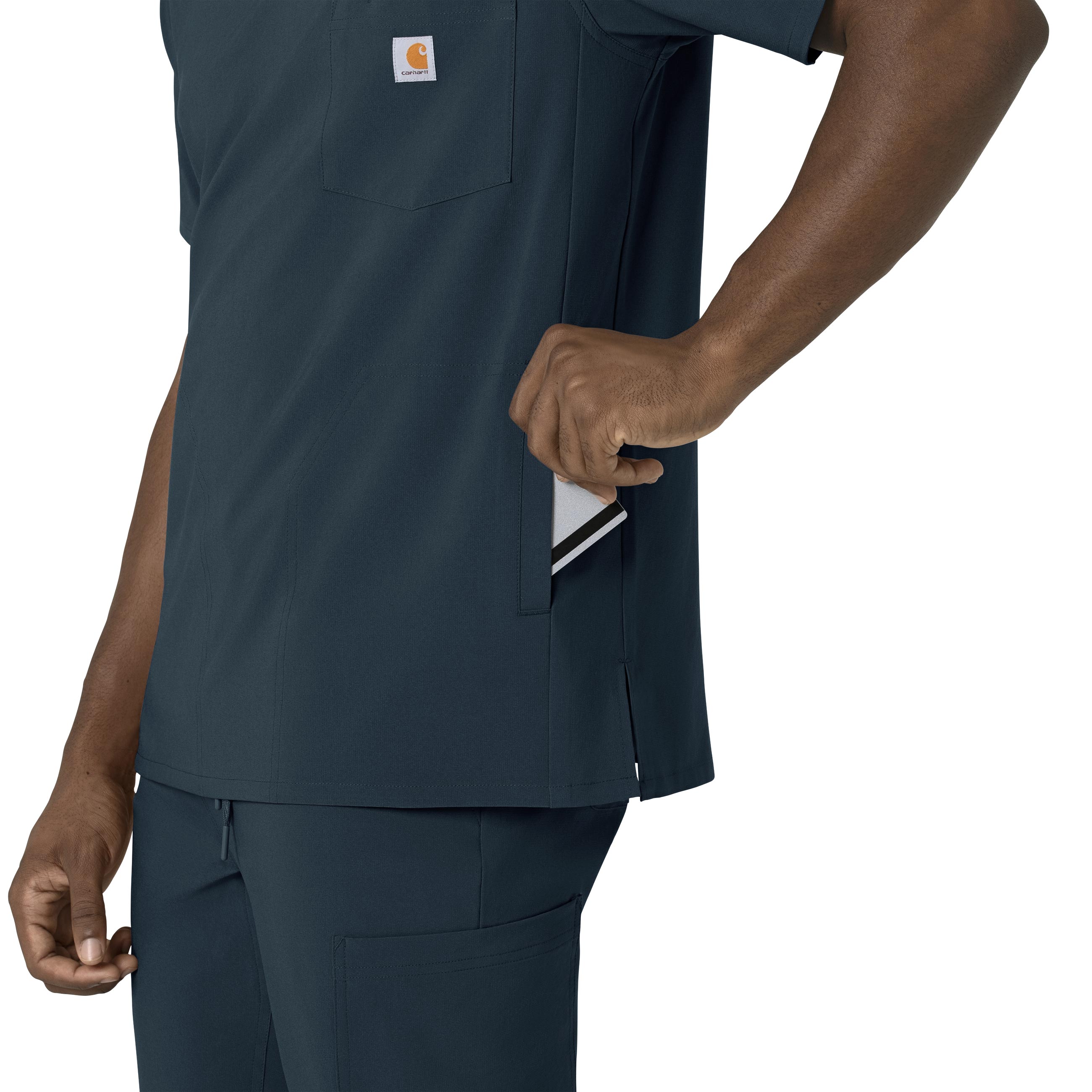Force Cross-Flex C16410 Men's V-Neck Scrub Top Navy