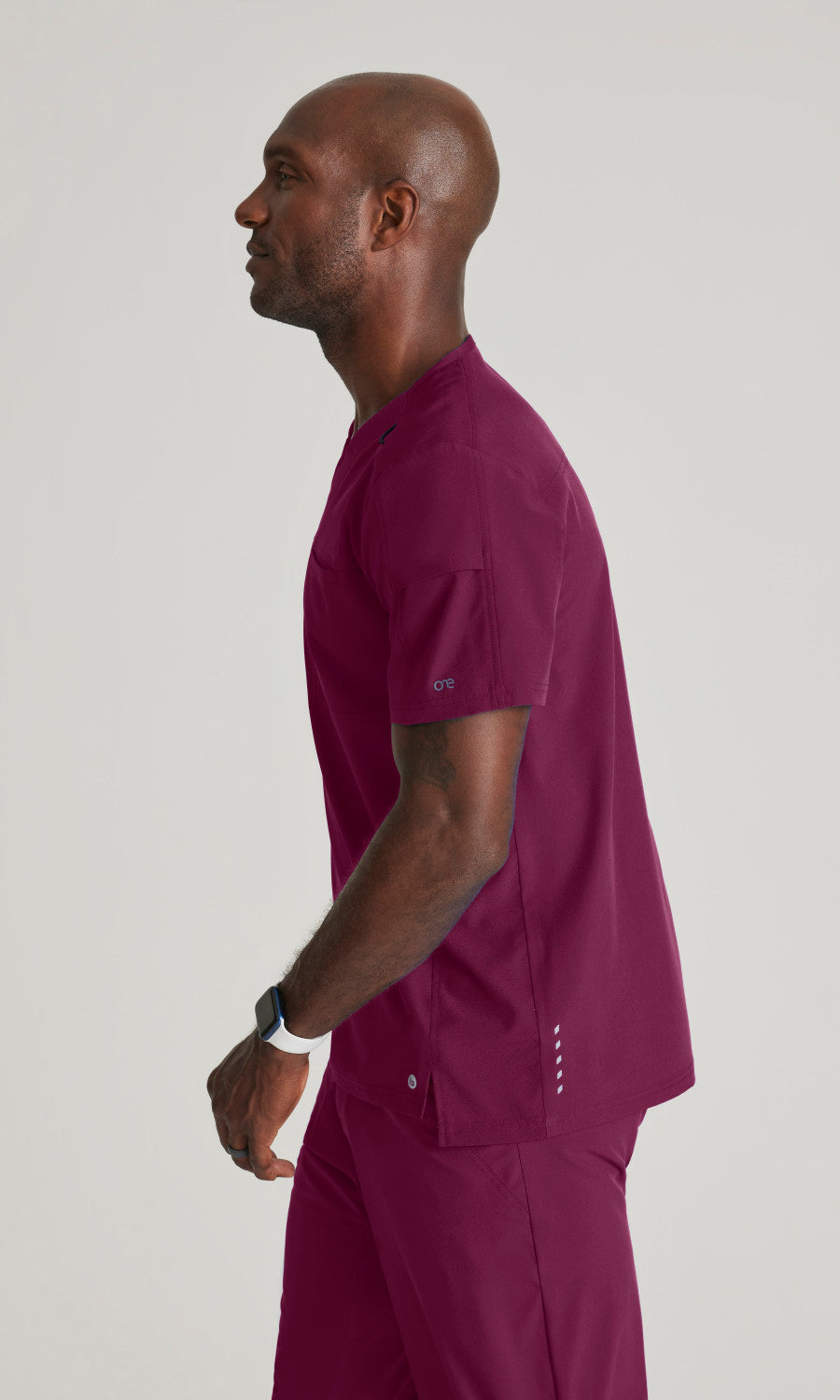 Barco One BOT195 Velocity Scrub Top Wine