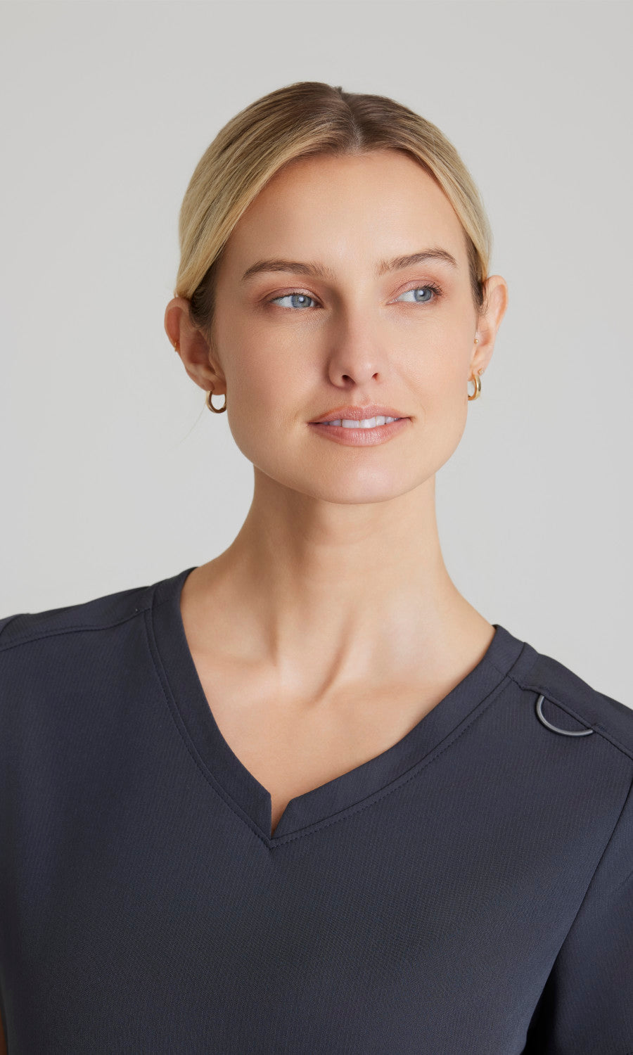 Skechers Vitality SKT225 Aura Scrub Top Pewter