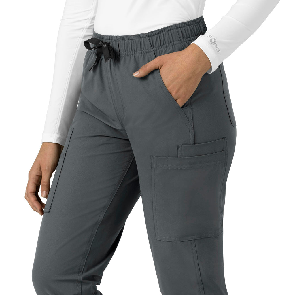 Force Essentials C51213 Straight Leg Scrub Pants Pewter