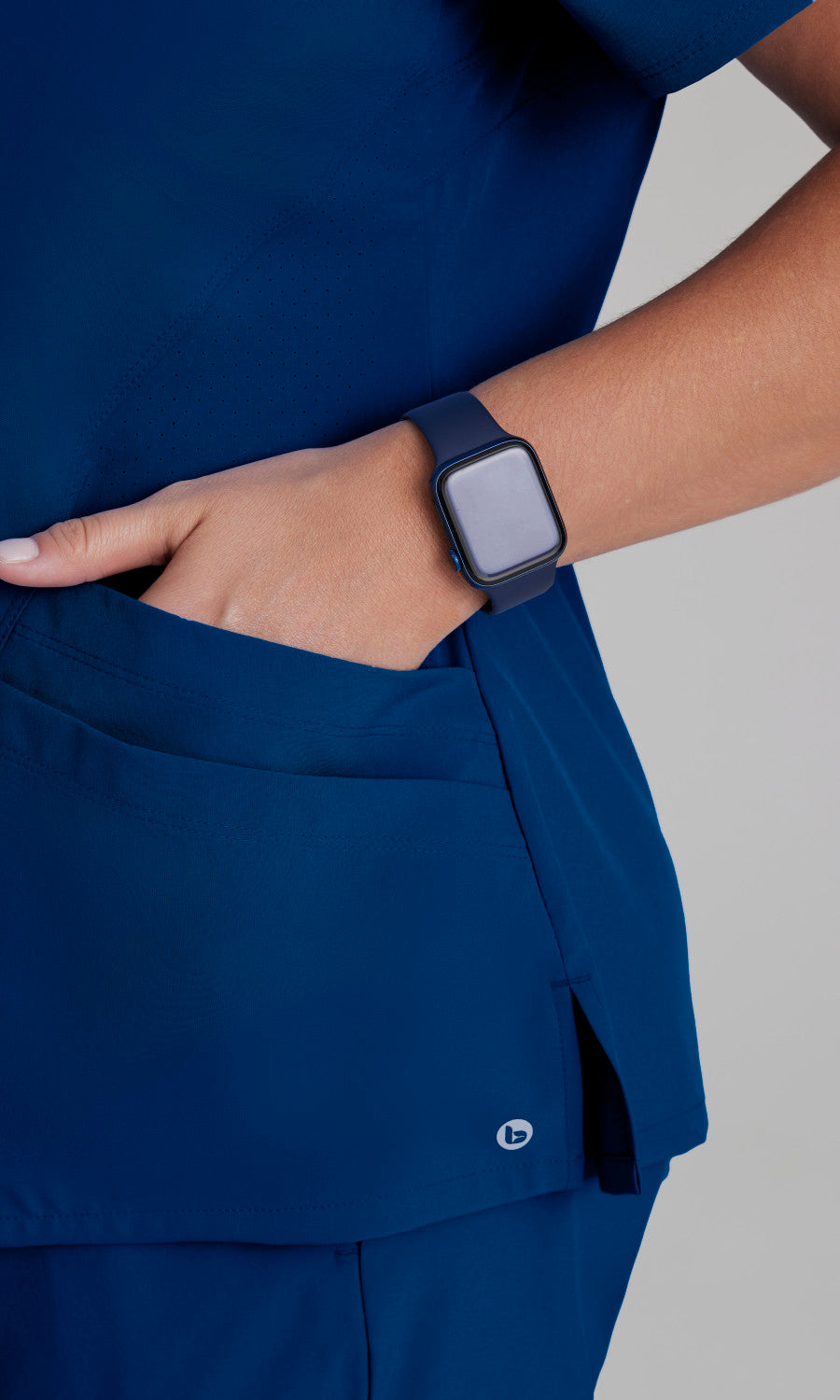 Barco One 5106 Pulse Scrub Top Indigo