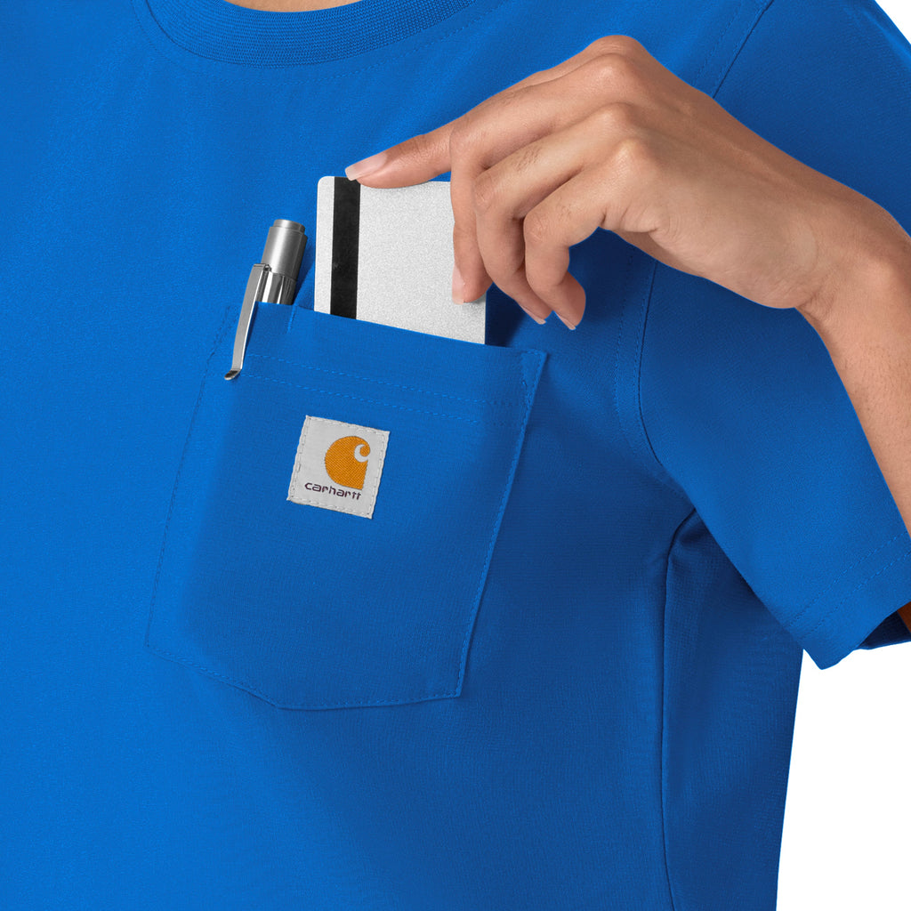 Force Cross-Flex C13510 Women's Crew Neck Scrub Top Royal