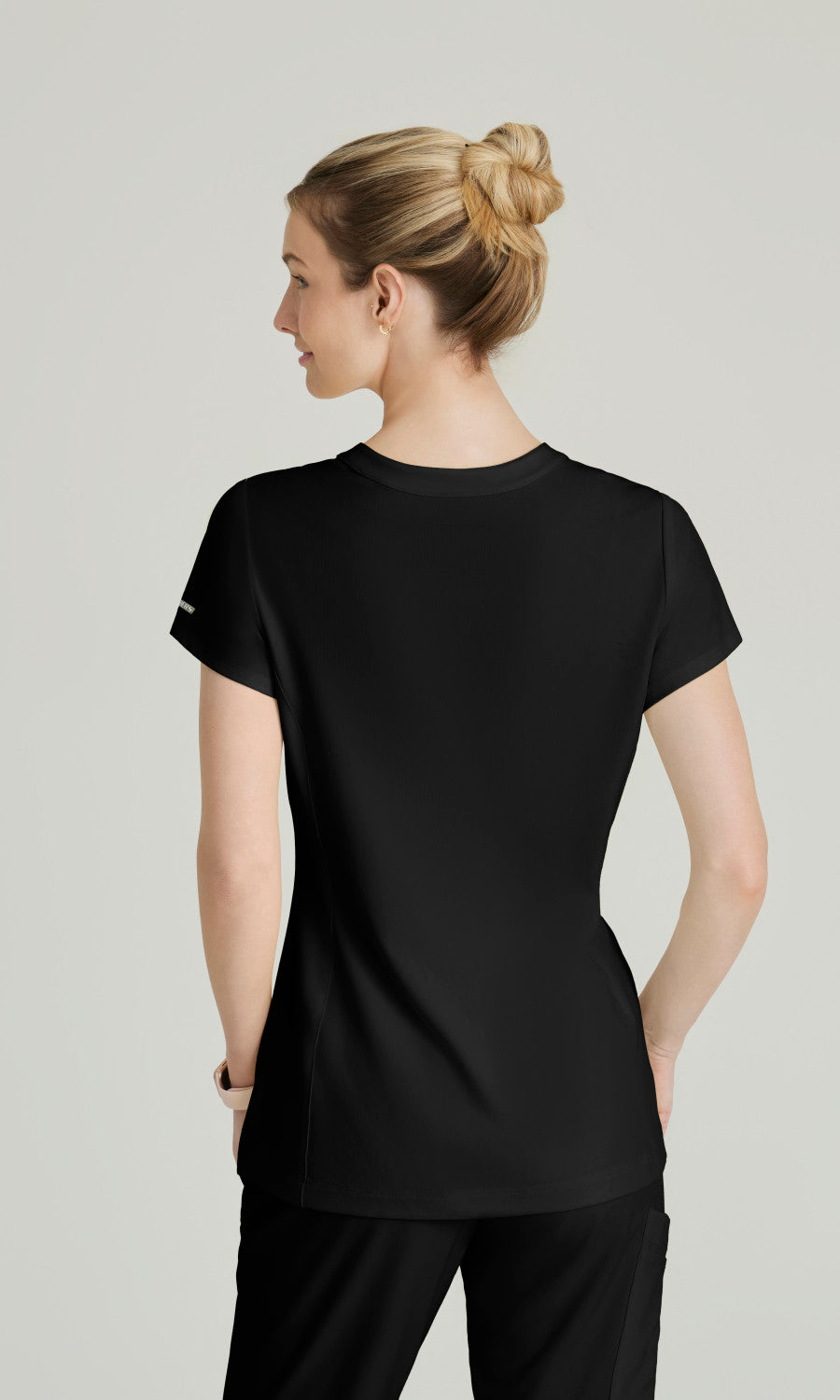 Skechers SKT259 Coast Scrub Top Black