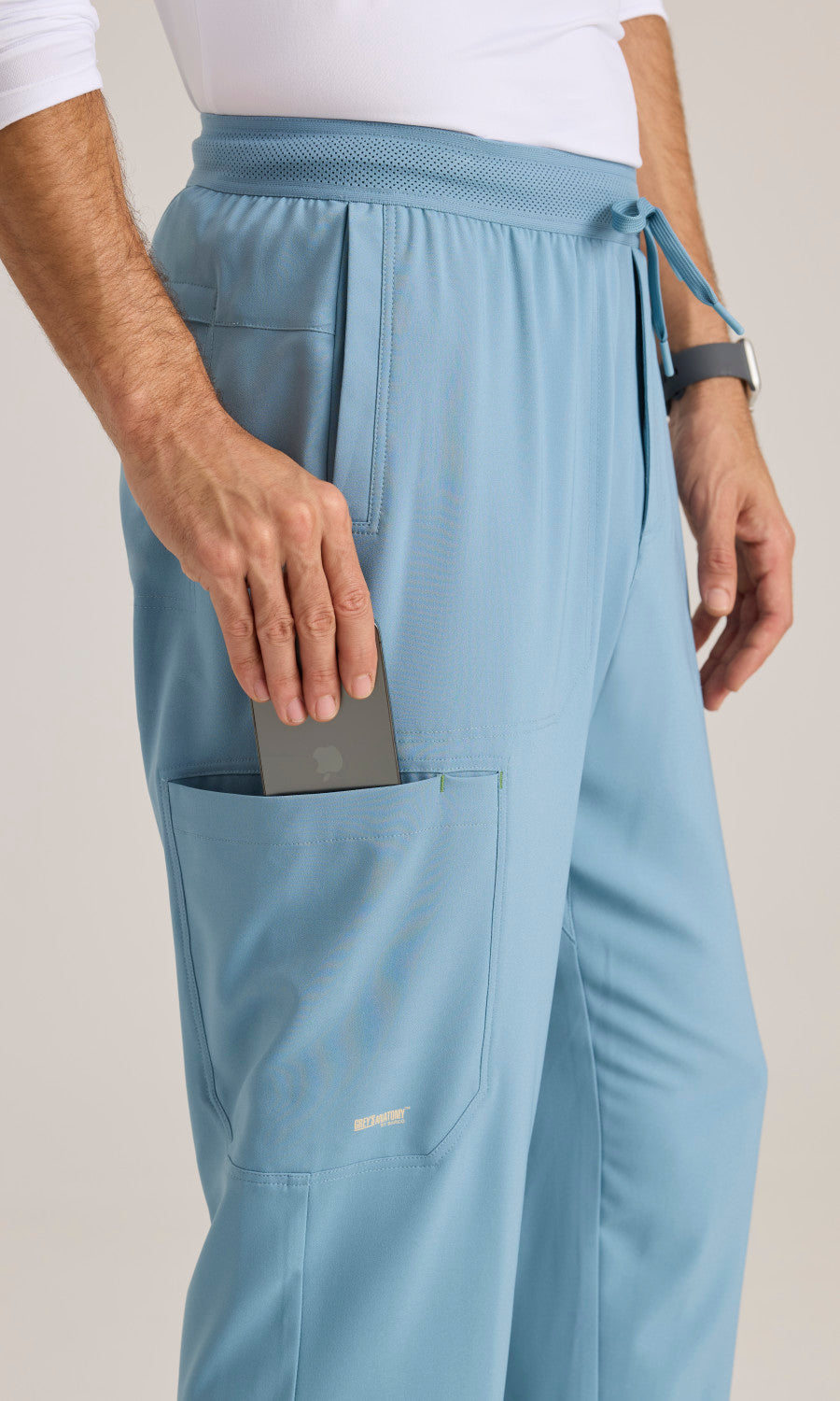 Grey's Anatomy Evolve GSSP649 Highland Scrub Pants Ocean Mist