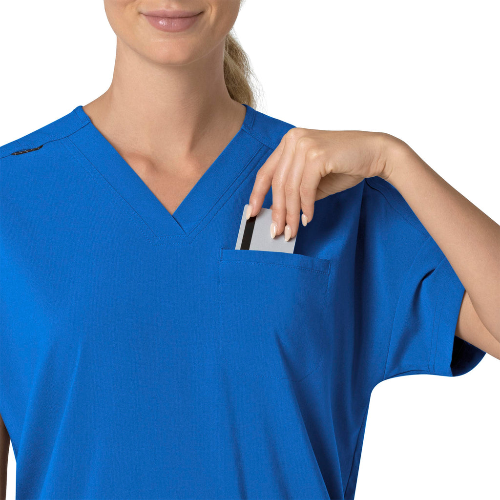 Force Cross-Flex C13110 Oversized V-Neck Scrub Top Royal
