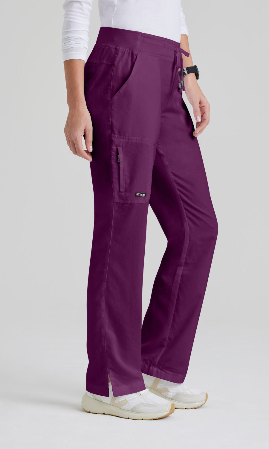 Grey's Anatomy 4277 Mia Scrub Pants Wine
