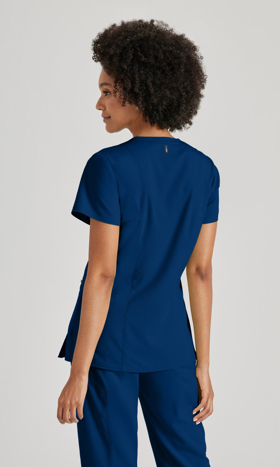 Grey's Anatomy Stretch GRST001 Kim Scrub Top Indigo