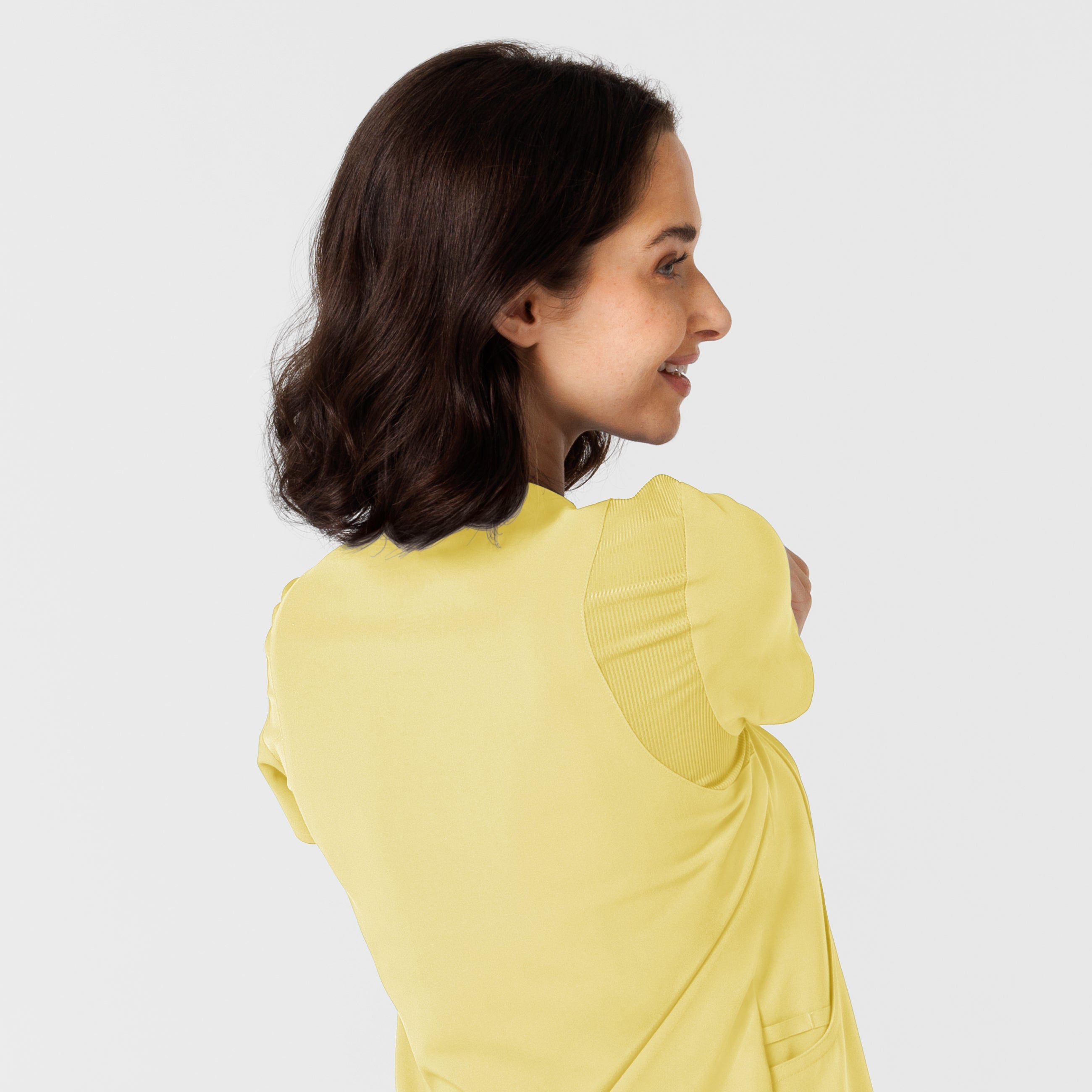 Nova 6432 Flex-n-Reach V-Neck Scrub Top Sunshine Yellow