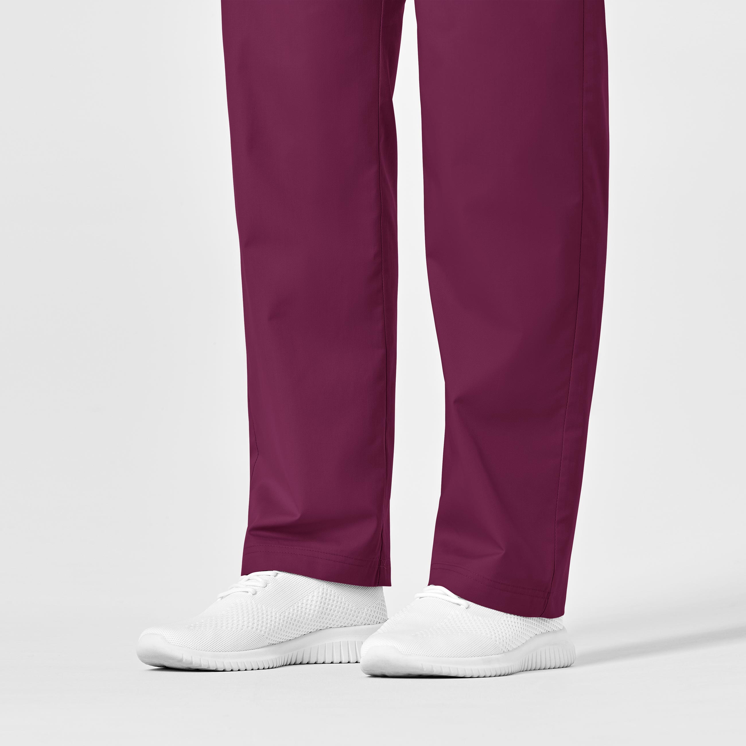 WonderWORK 500 Unisex Drawstring Cargo Scrub Pants Wine