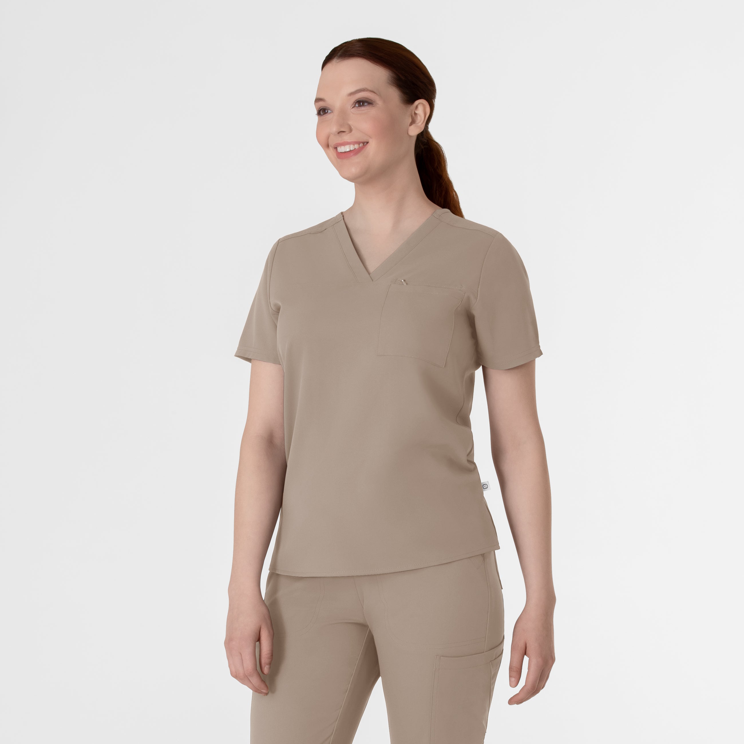 Thrive 6222 V-Neck Tuck-In Scrub Top Haze