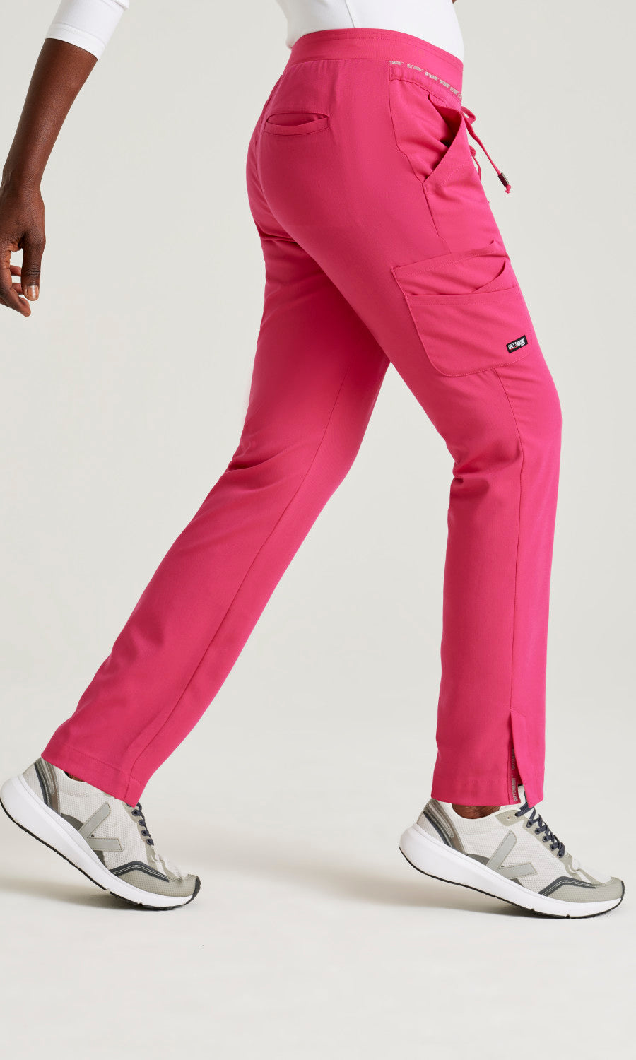 Grey's Anatomy Stretch GRSP526 Serena Scrub Pants Vibrance Pink