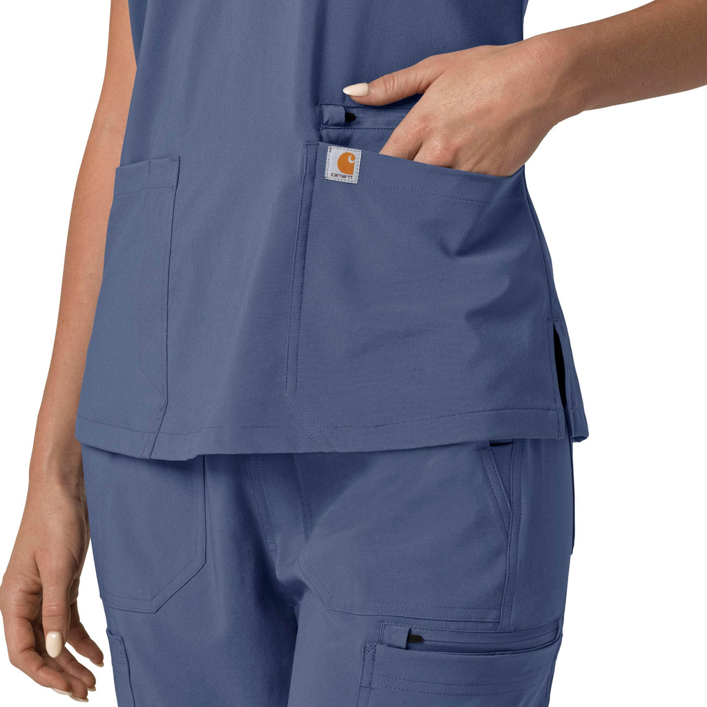 Force Cross-Flex C13210 Flex Panel V-Neck Scrub Top Riverside
