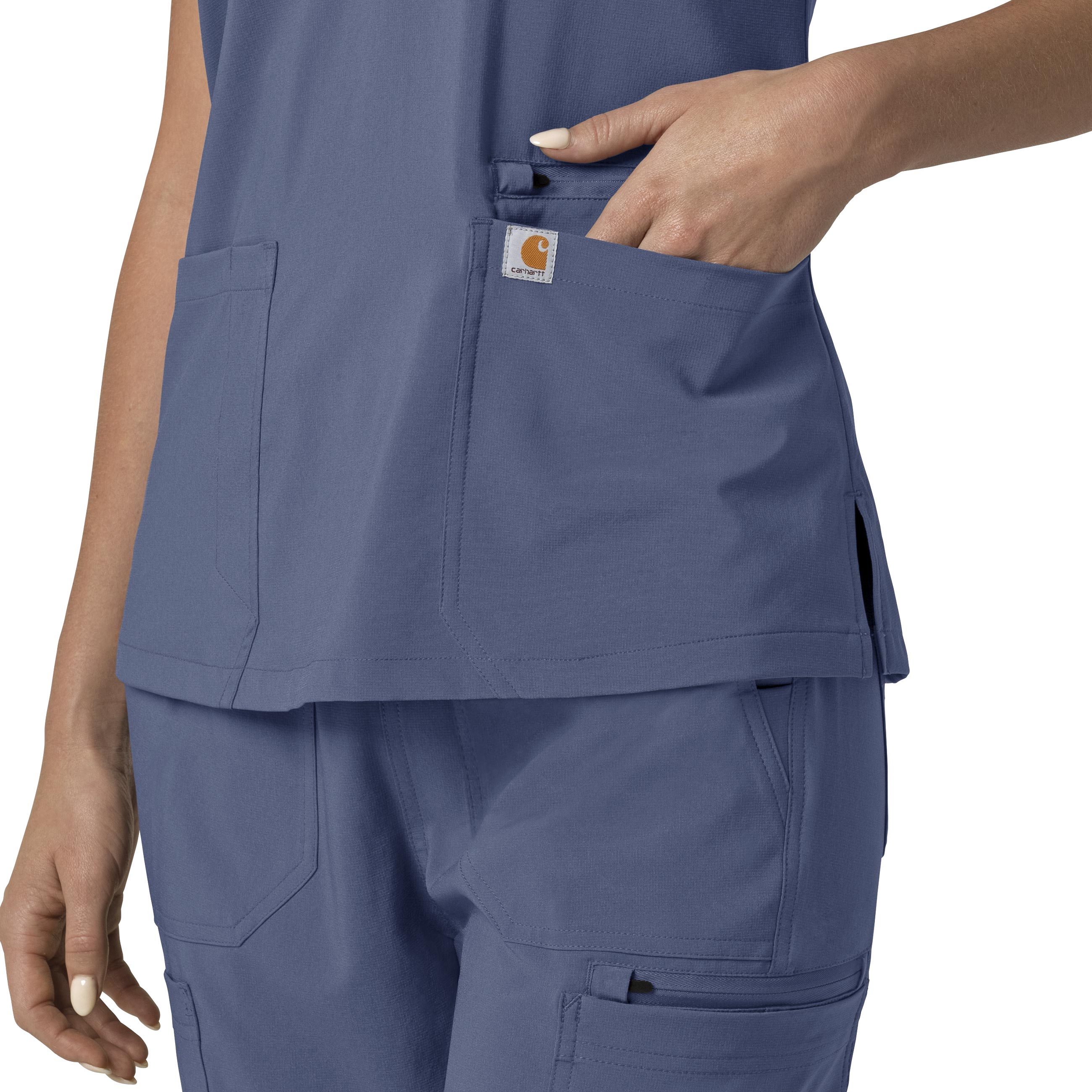 Force Cross-Flex C13210 Flex Panel V-Neck Scrub Top Riverside