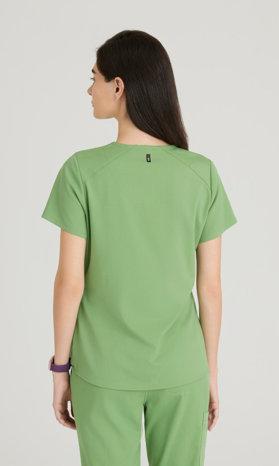 Grey's Anatomy Spandex Stretch GRST011 Emma Top Sweet Basil