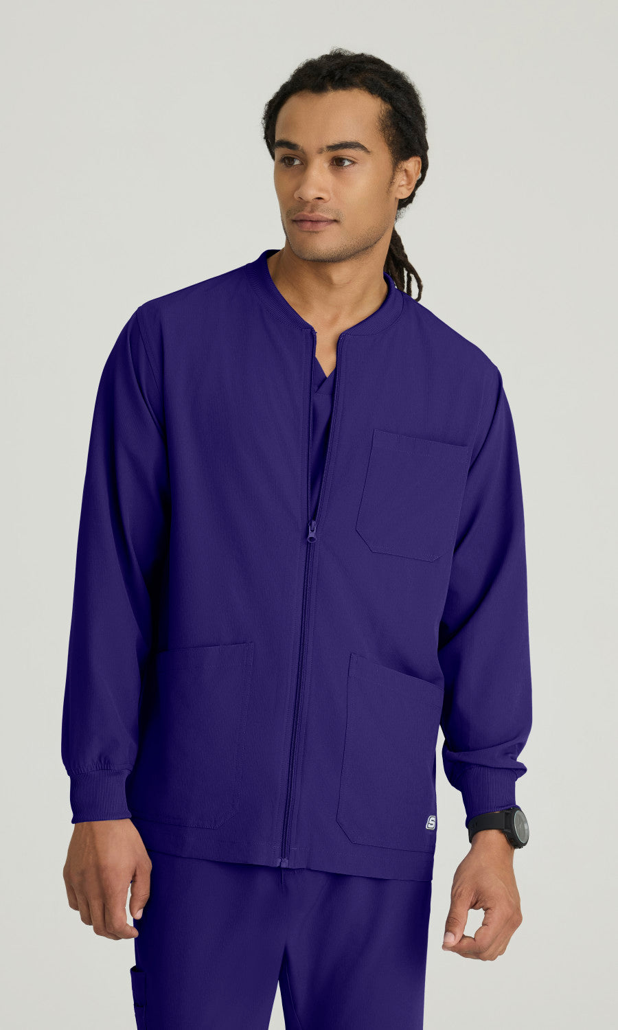 Skechers SK0408 Structure Scrub Jacket New Grape