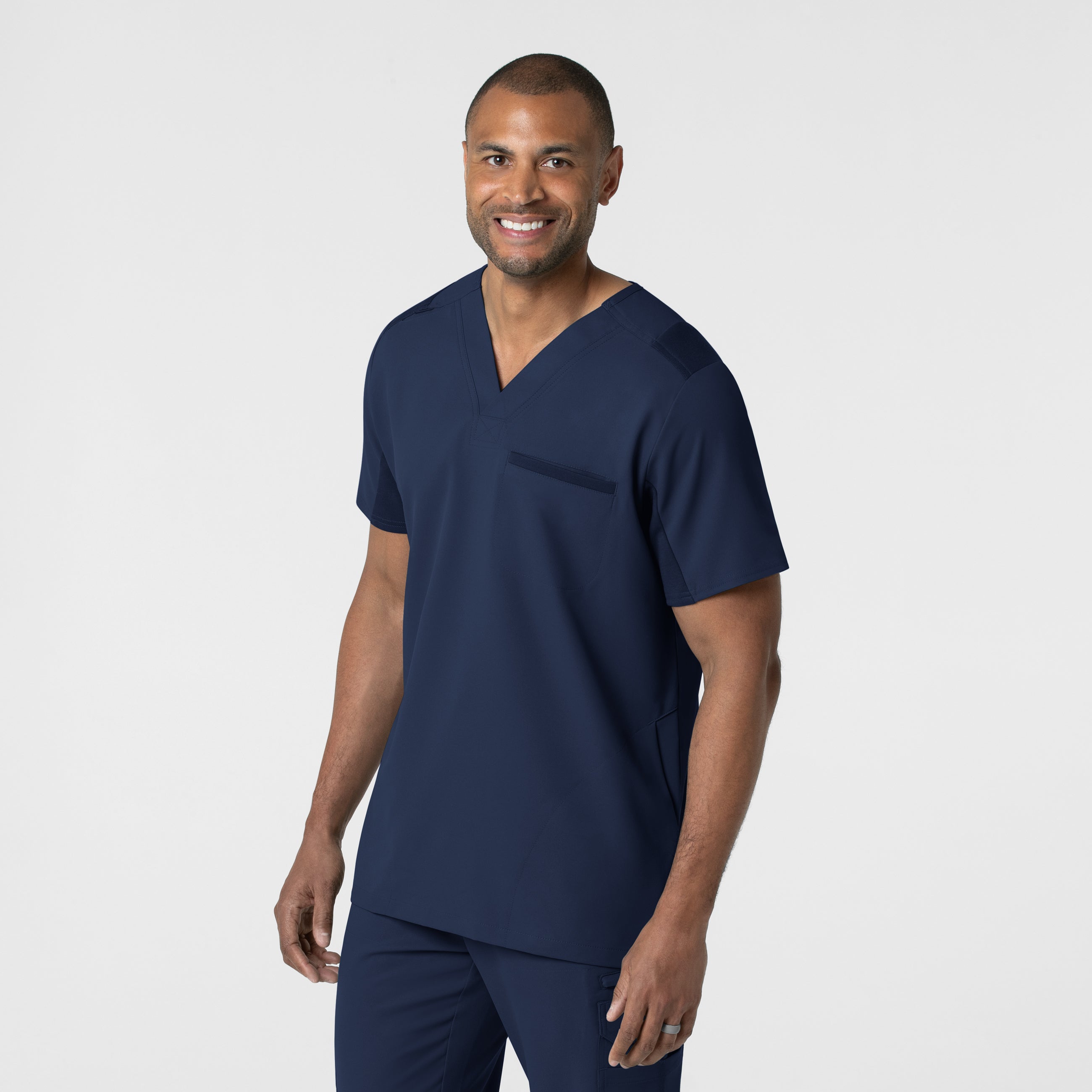Thrive 6622 Men's Utility V-Neck Scrub Top Navy
