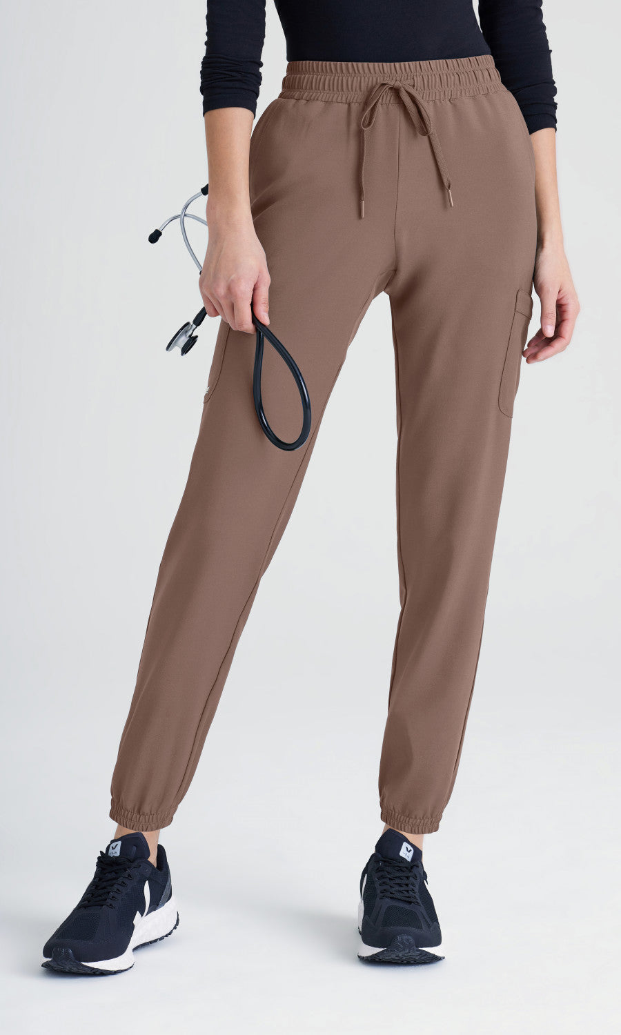 Grey's Anatomy Evolve GSSP625 Terra Scrub Joggers Driftwood
