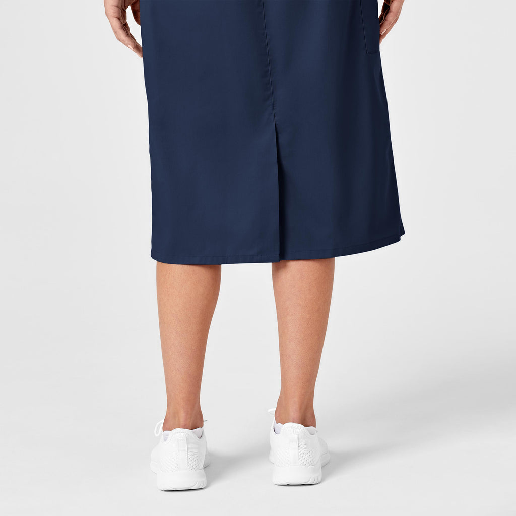 WonderWORK 701 Pull On Cargo Skirt Navy