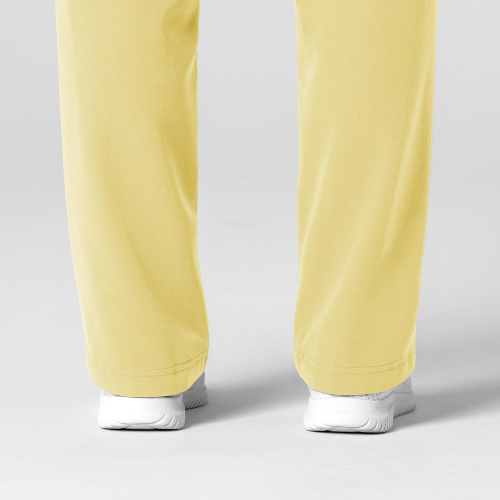 Nova 5232 Stovepipe High-Low Hem Scrub Pants Sunshine Yellow
