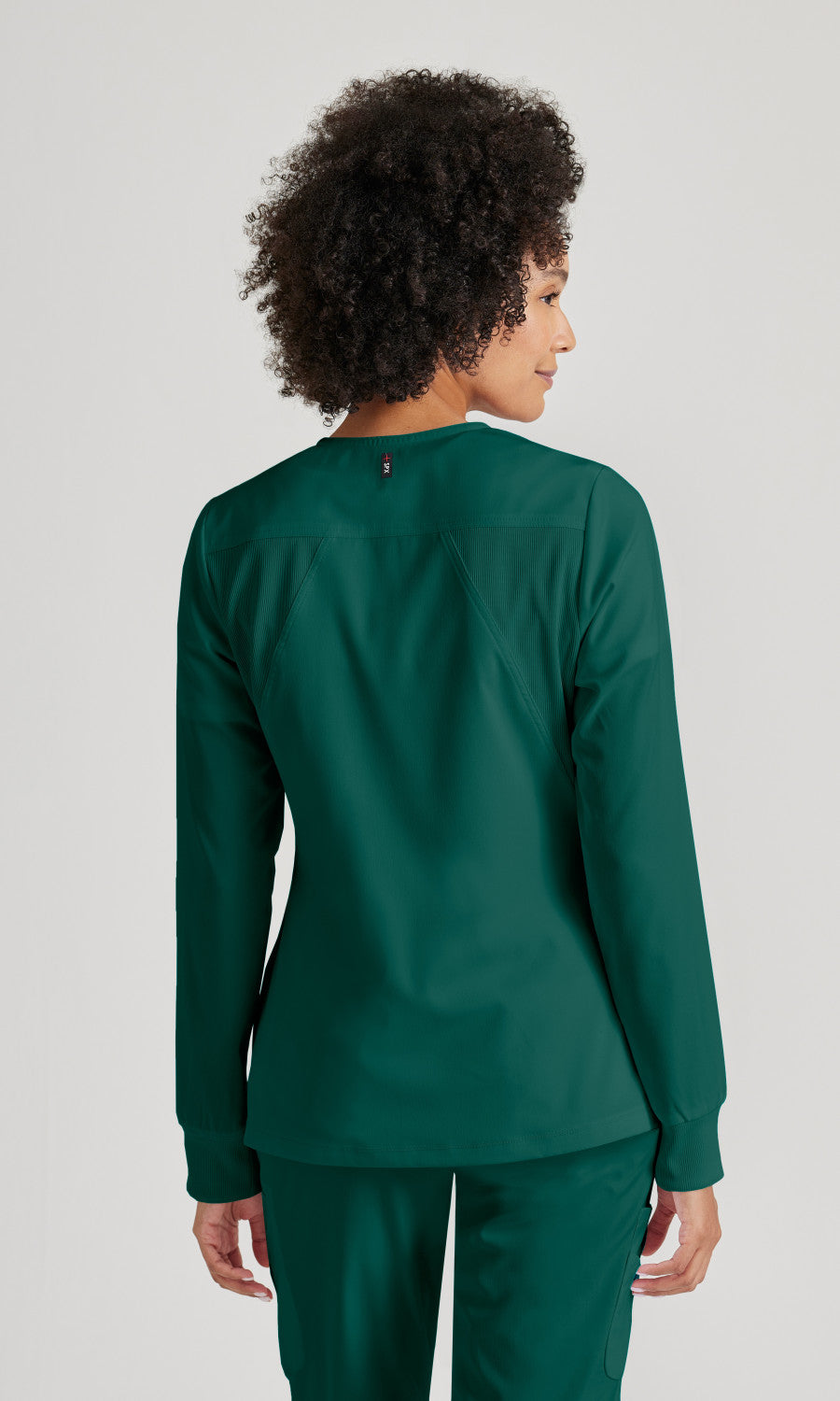 Grey's Anatomy Stretch GRSW873 Gianna Warmup Hunter Green