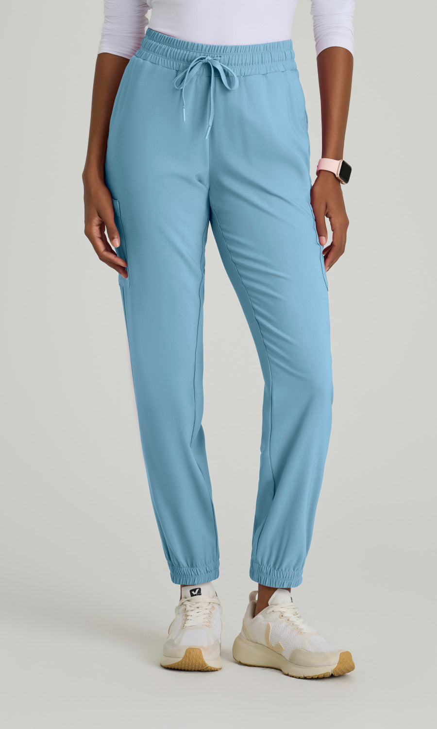 Grey's Anatomy Evolve GSSP625 Terra Scrub Joggers Ocean Mist