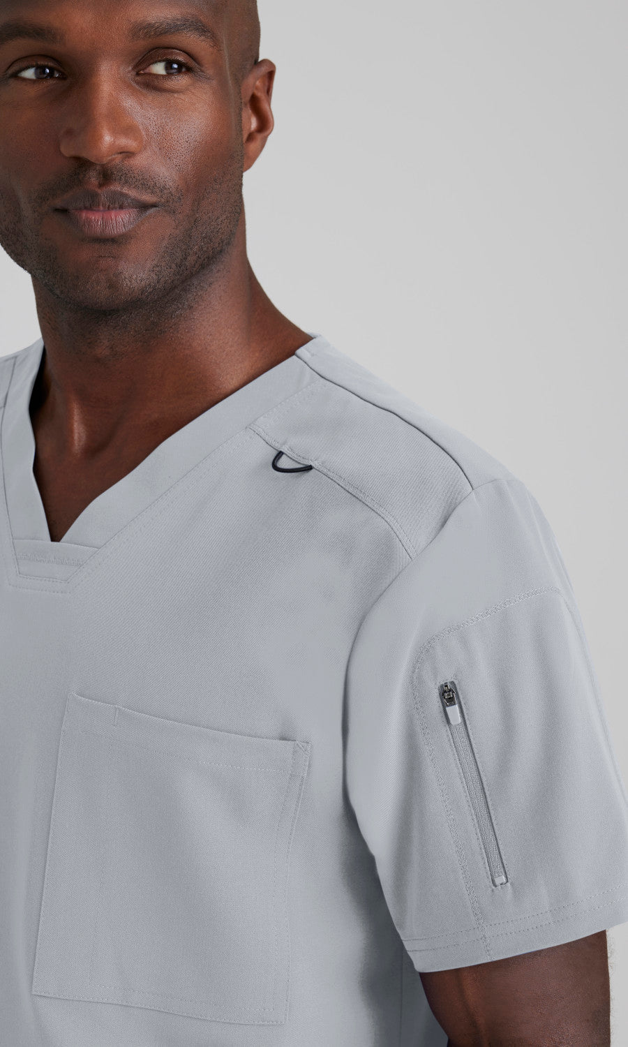 Grey's Anatomy Stretch GRST079 Murphy Scrub Top Moonstruck