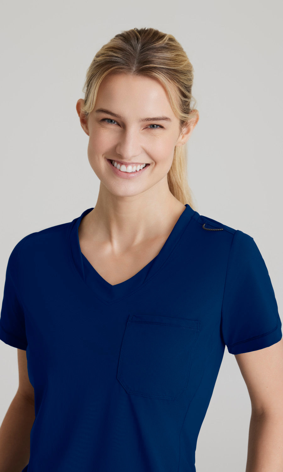 Skechers Slip-Ins Knits SKT221 Flow Knit Scrub Top Navy