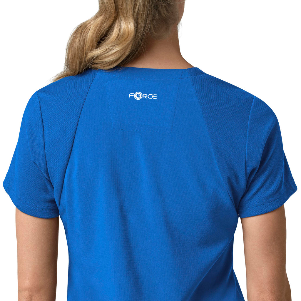 Force Cross-Flex C13210 Flex Panel V-Neck Scrub Top Royal