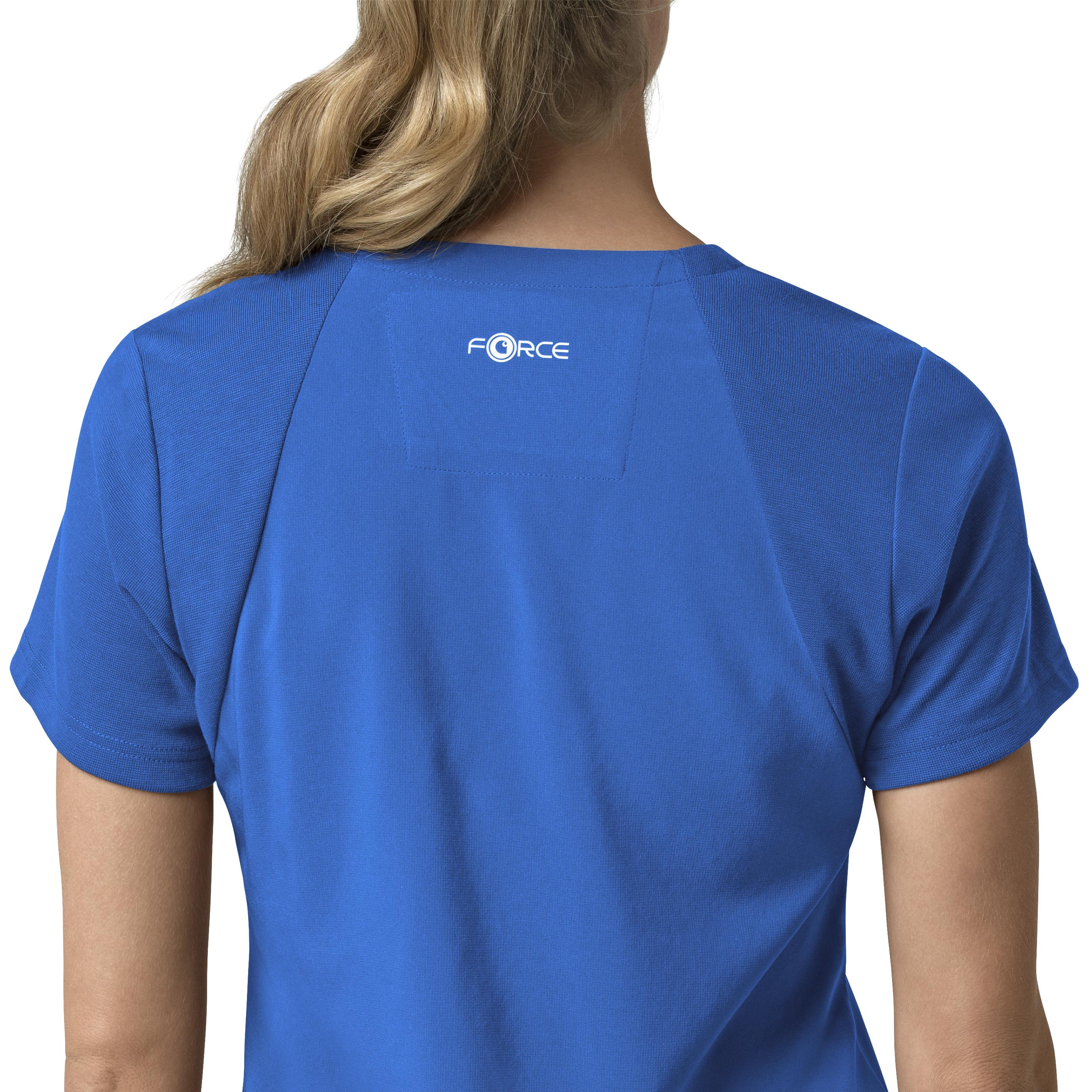 Force Cross-Flex C13210 Flex Panel V-Neck Scrub Top Royal