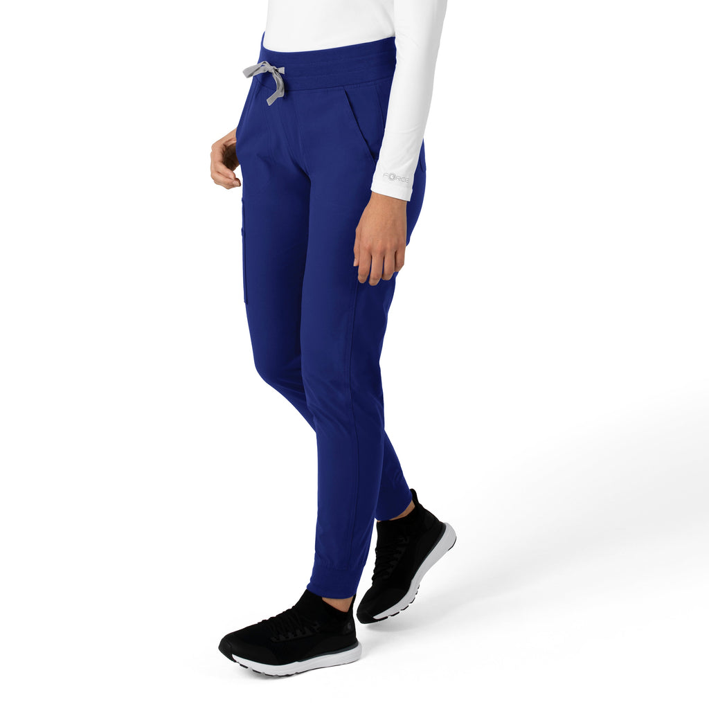 Force Essentials C51113 Women's Jogger Scrub Pants Galaxy Blue