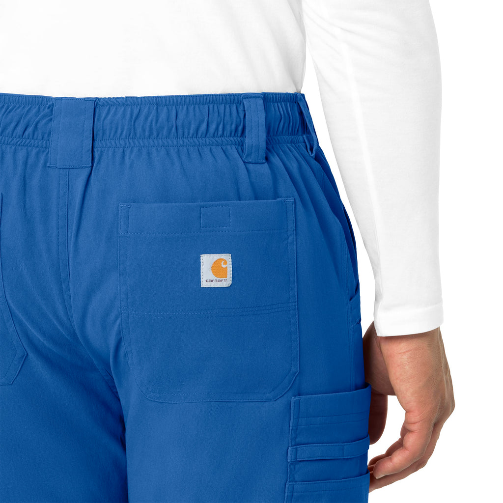 Rugged Flex Peak C55037 Men's Straight Leg Cargo Scrub Pants Royal